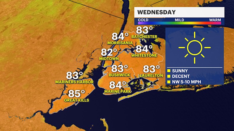 Story image: Drying out and looking gorgeous for Wednesday in the Bronx