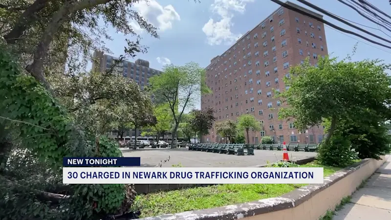 Story image: Officials: 30 charged in major Newark drug-dealing bust