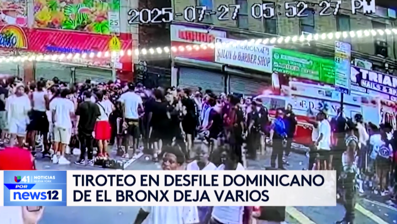 Story image: Univision 41 News Brief: Tiroteo en desfile Dominicano de el Bronx deja varios