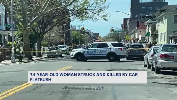 NYPD: 74-year-old woman fatally struck in East Flatbush