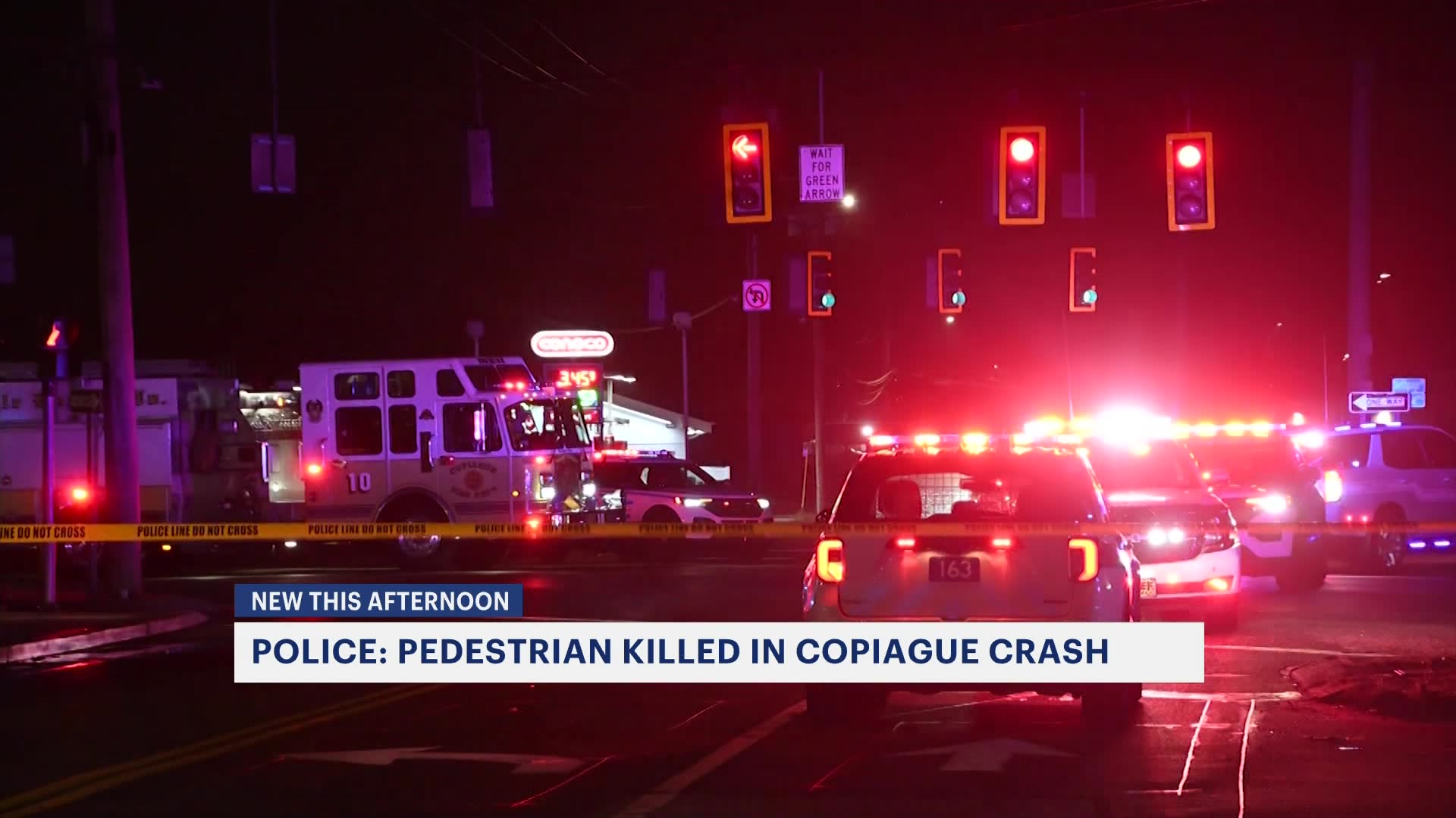 Police Pedestrian Killed In Crash On Sunrise Highway 0393