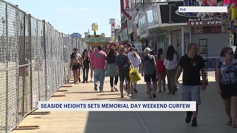 Story image: Seaside Heights sets Memorial Day weekend curfew for safety reasons