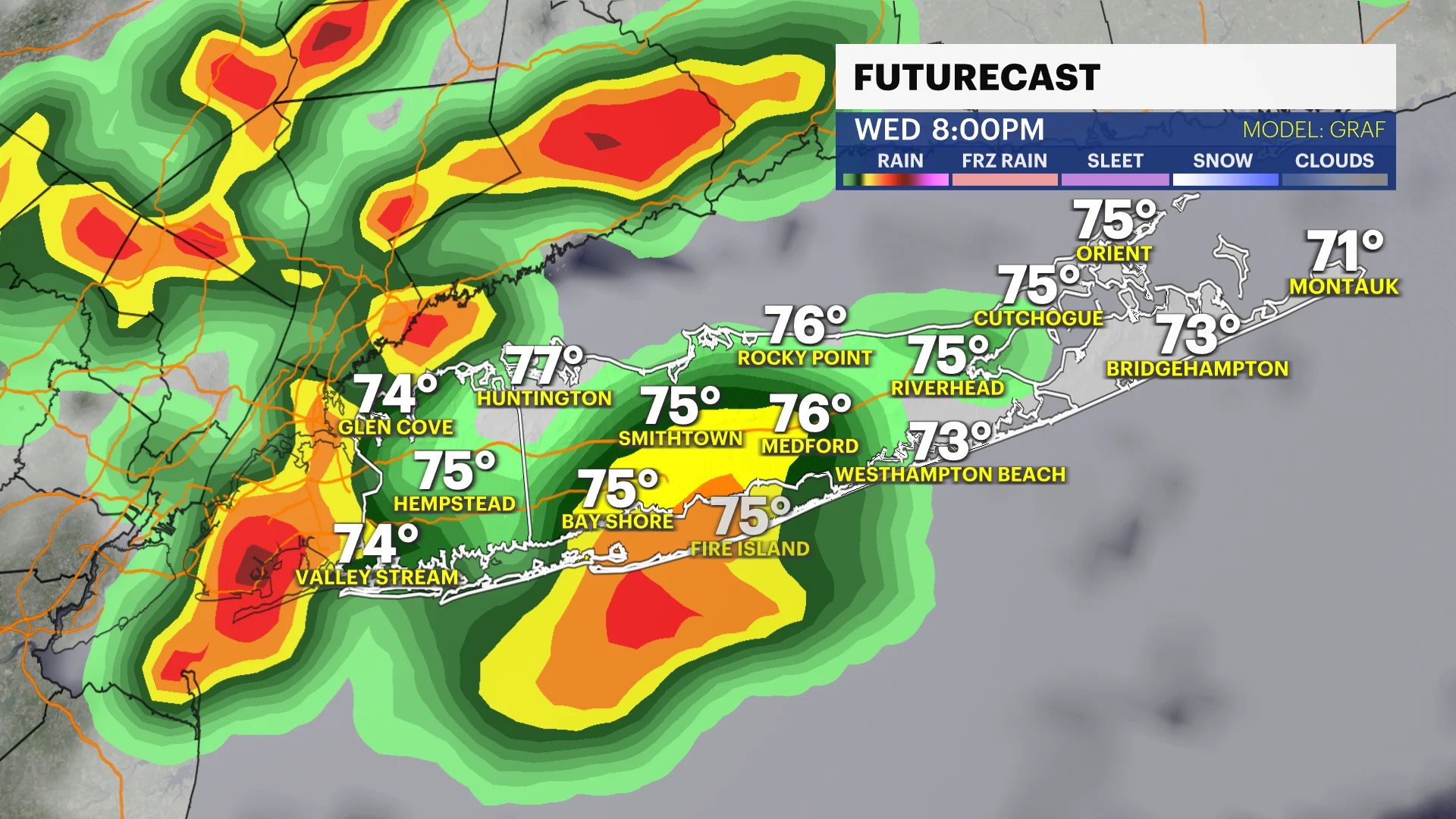 Humidity on the rise with storms on tap for late Wednesday