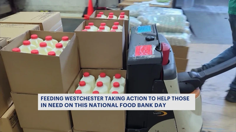 Story image: Feeding Westchester helps people in need on National Food Bank Day