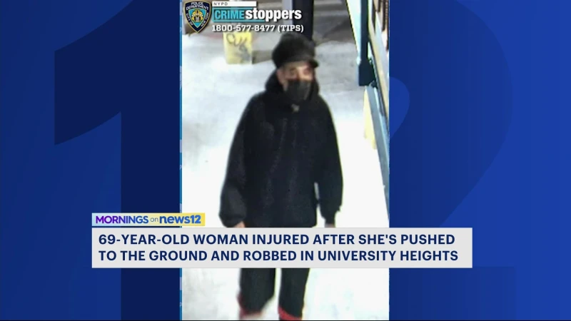 Story image: Police: 69-year-old woman pushed to the ground, robbed in University Heights