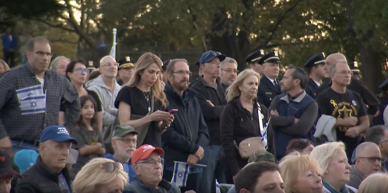 Story image: Ceremony in Nassau commemorates one year since Oct. 7 attack on Israel 