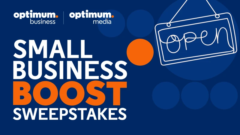 Story image: Optimum Small Business Boost Sweepstakes