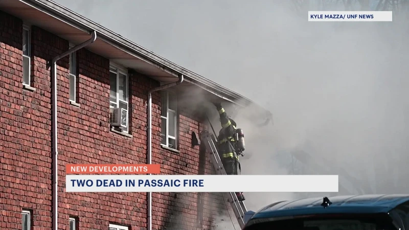 Story image: Officials: Husband and wife killed in 3-alarm Passaic apartment complex fire