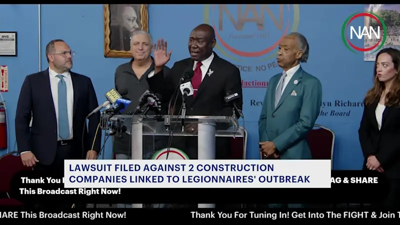 Story image: Lawsuit blames Harlem Legionnaires' outbreak on construction companies