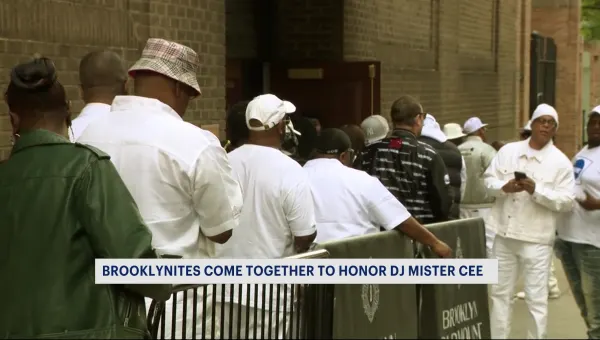 Funeral held for DJ Mister Cee in Downtown Brooklyn 