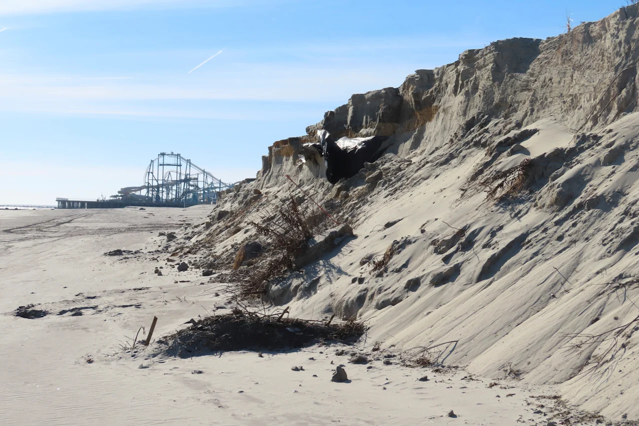 North Wildwood sand dunes