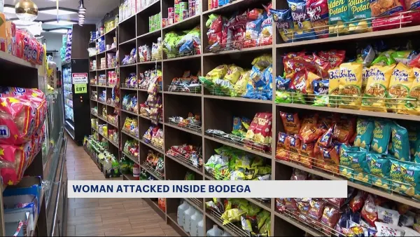 Mother hospitalized after attack by sledgehammer in bodega where she works 