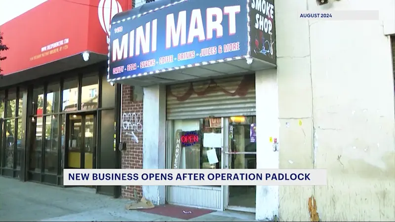 Story image: New business opens in place of padlocked shop in Canarsie