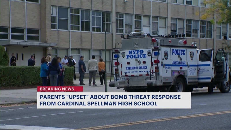 Story image: Parents weigh in on delayed bomb threat email at Cardinal Spellman HS