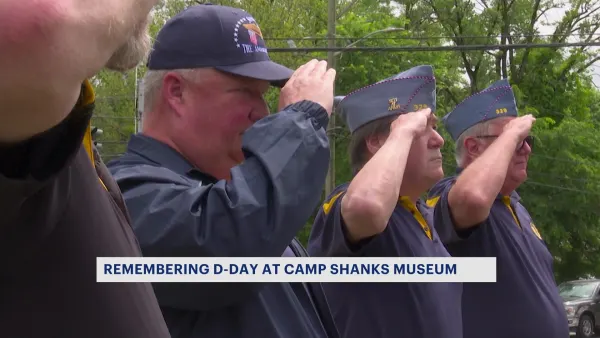 Ceremony for 80th anniversary of D-Day held at Camp Shanks Museum