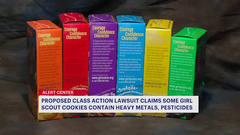 Story image: Lawsuit alleges Girl Scout cookies contain heavy metals, pesticides