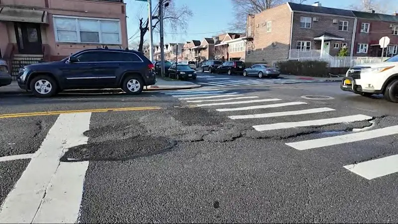 Story image: DOT launches massive pothole blitz as crews repair 7,000+ across New York City