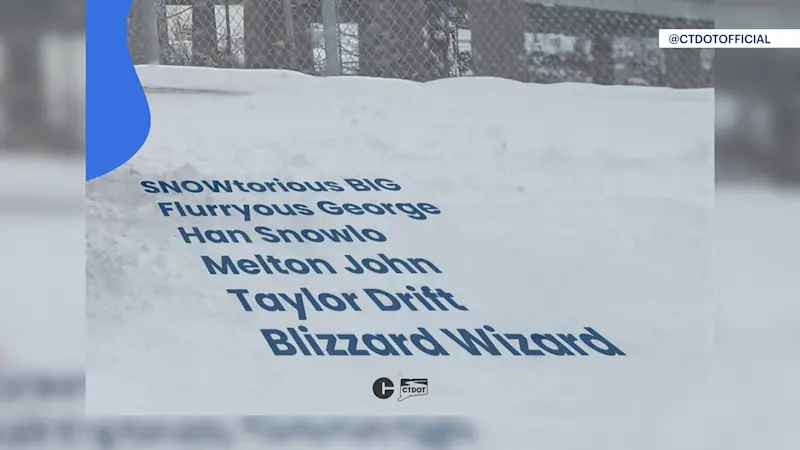 Story image:  'Taylor Drift,' 'Snowtorious B.I.G.' among winners of CTDOT snowplow naming contest