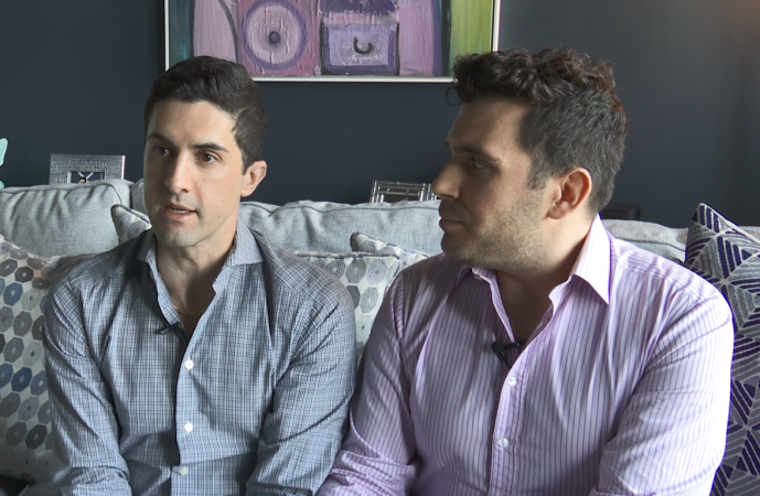 Story image: Gay couple challenges NYC IVF policy in discrimination lawsuit