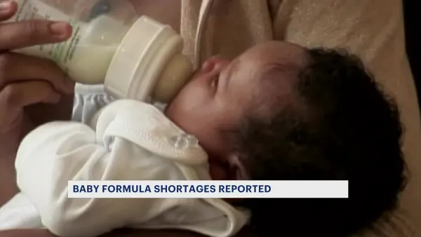 Baby formula shortages reported nationwide