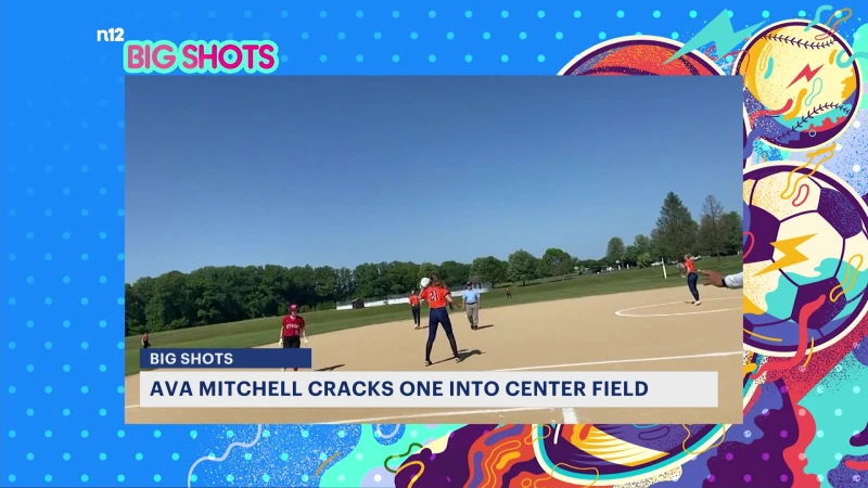 Story image: Big Shots: 15-year-old cracks one into center field to get a triple