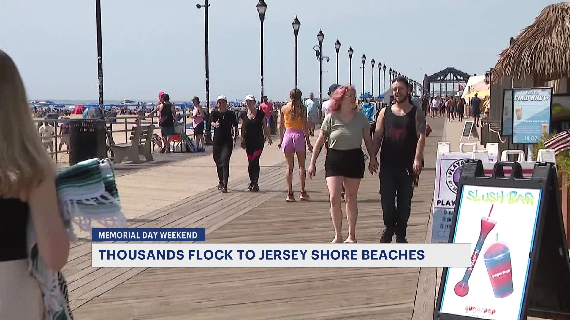 Beachgoers pack the Jersey Shore to mark unofficial start of summer