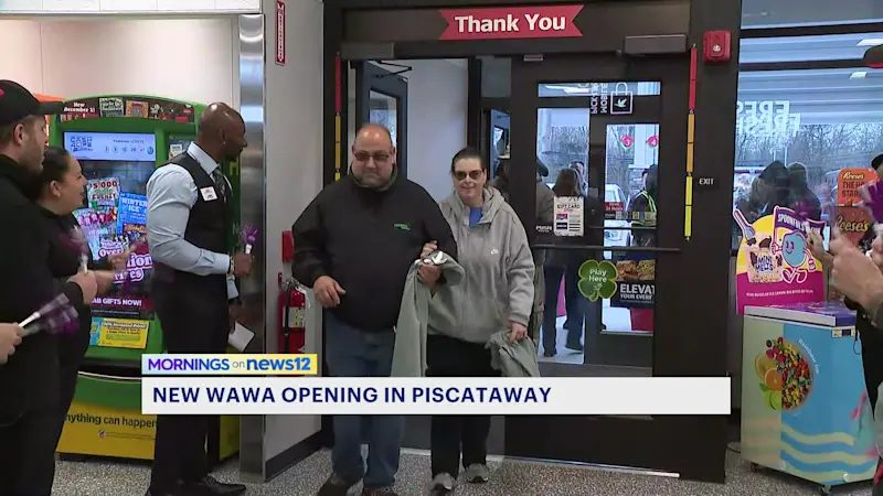 Story image: New Wawa opens in Piscataway with giveaways and charity event