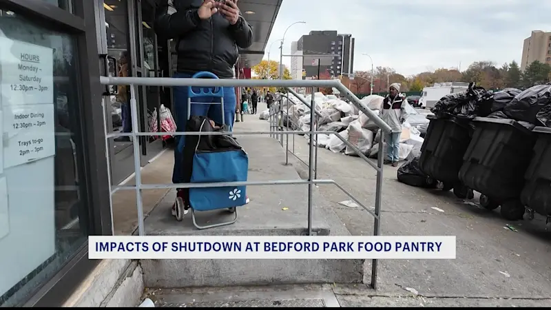 Story image: Bronx food pantry still feeling effects from government shutdown