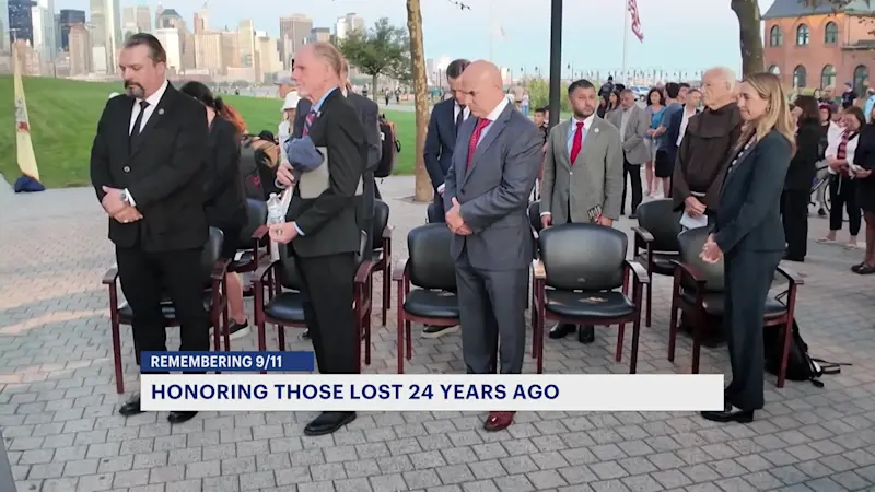 Story image: Sept. 11 memorial at Liberty State Park renews calls to 'Never Forget' and come together