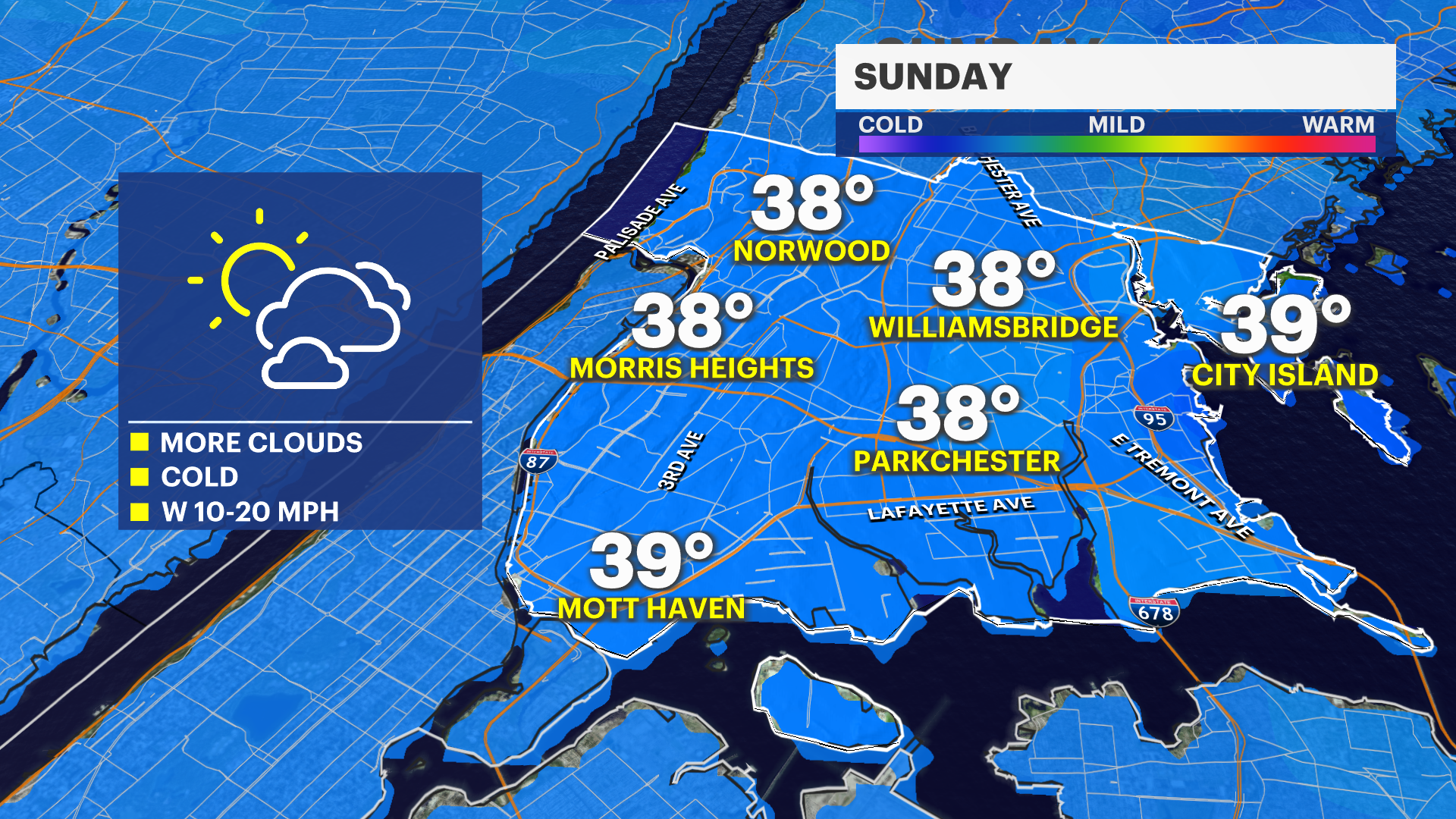 Bitter cold start to December in the Bronx