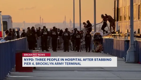 NYPD: Multiple people stabbed on boat at Pier 4 in Sunset Park