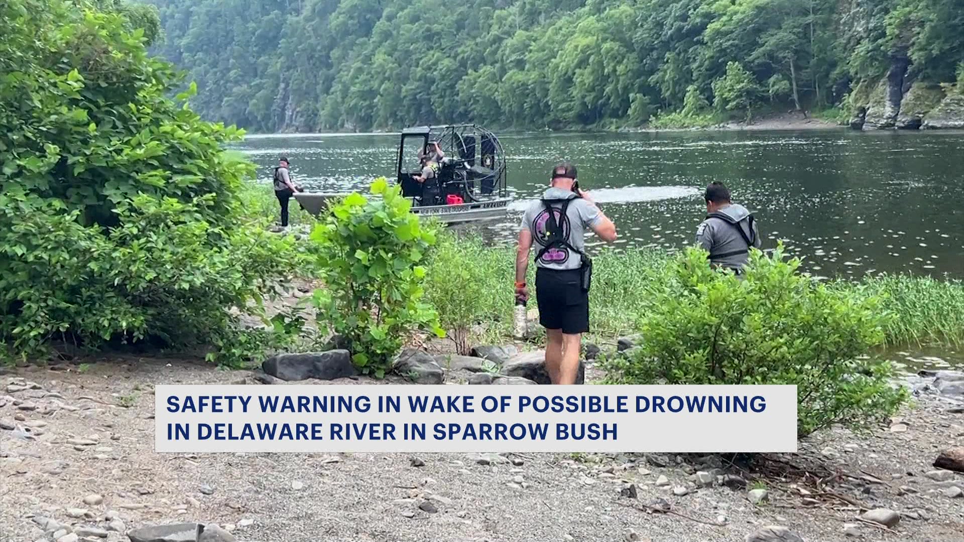 News 12 | Long Island | National Parks Service Searches Delaware River ...