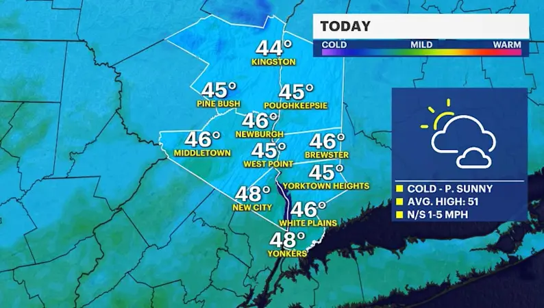 Story image: Cold start leads to dry day, but rain expected Friday night into Saturday morning 