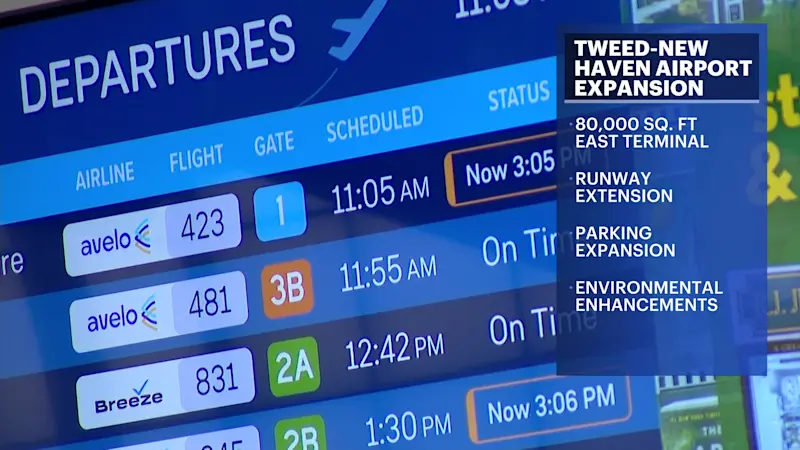 Story image: Tweed-New Haven Airport set for major transformation with new terminal, runway expansion