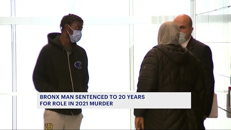 Story image: Bronx man sentenced to 20 years to life for role in fatal shooting