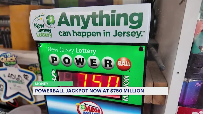 Story image: You could win big! $750M Powerball jackpot up for grabs
