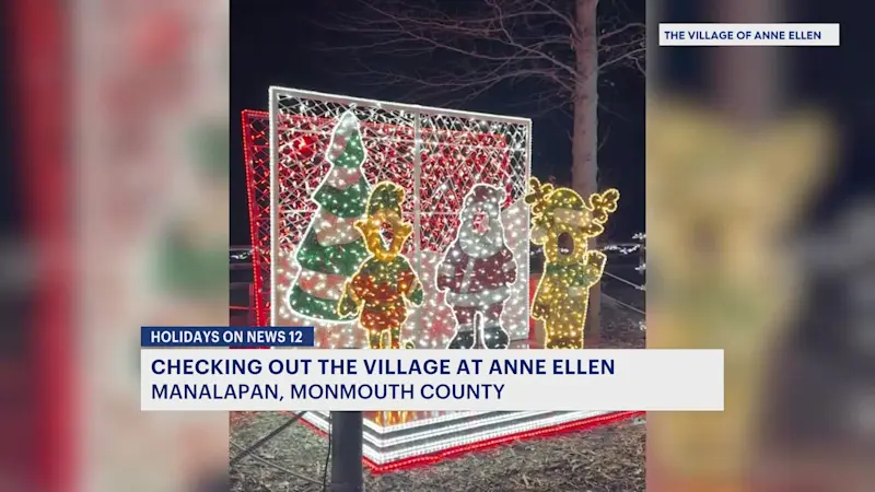 Story image: Manalapan Christmas tree farm’s light display features fun for the whole family