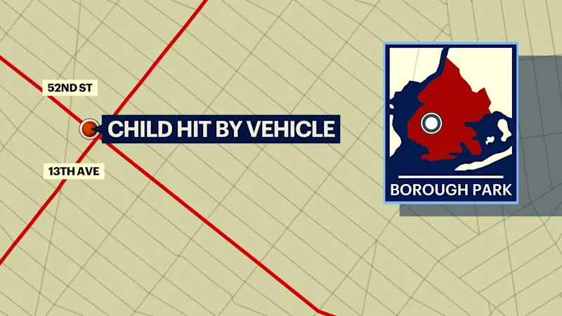 Story image: Child struck, injured in Borough Park hit-and-run