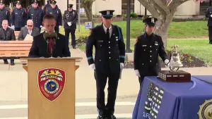 Suffolk Police Department holds ceremony to honor 29 officers killed in the line of duty  