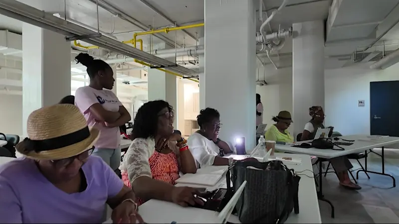 Story image: Digital Girl Inc. teaches East New York seniors computer basics and online safety
