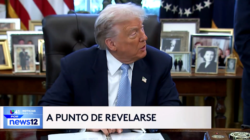Story image: Univision 41 News Brief: Solo falta la firma del presidente Trump tras la aprobación del congreso para revelar los archivos Epstein