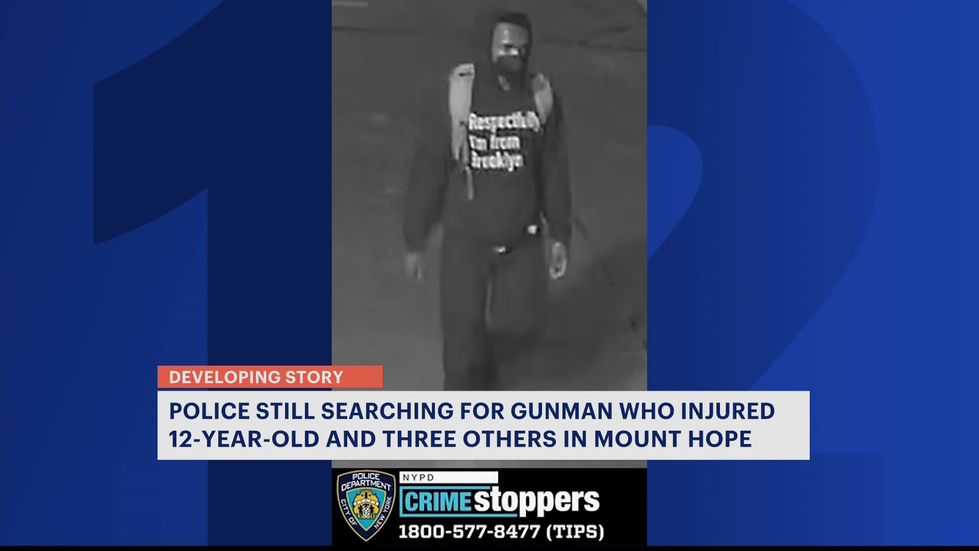 Nypd Man Wanted For Shooting 12 Year Old Girl 3 Others In Mount Hope