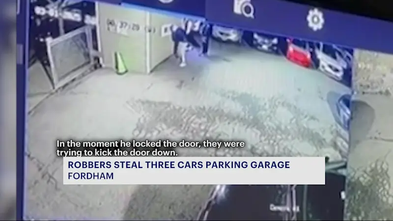 Story image: NYPD: Parking attendant held at gunpoint, 3 cars stolen in Fordham