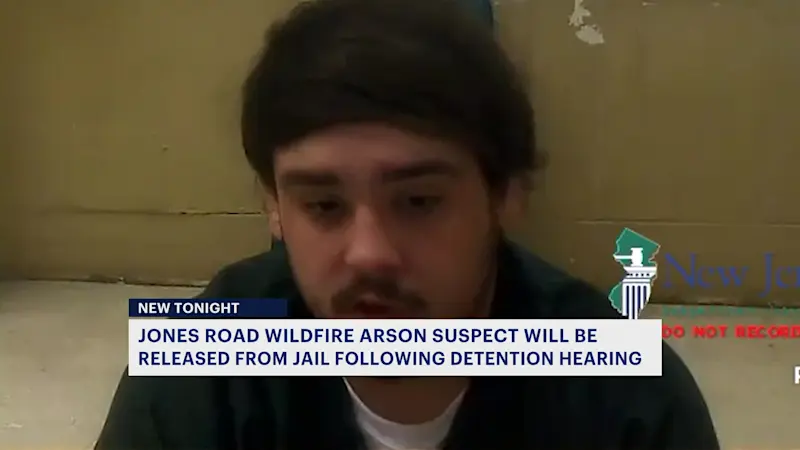 Story image: Jones Road wildfire arson suspect to be released from jail with electronic monitor