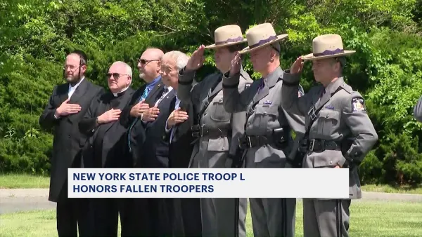 State troopers honor fallen officers in ceremony ahead of Memorial Day