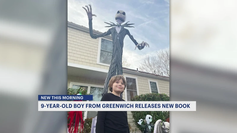 Story image: 'The Halloween Night' – Greenwich child author pens his second comic book