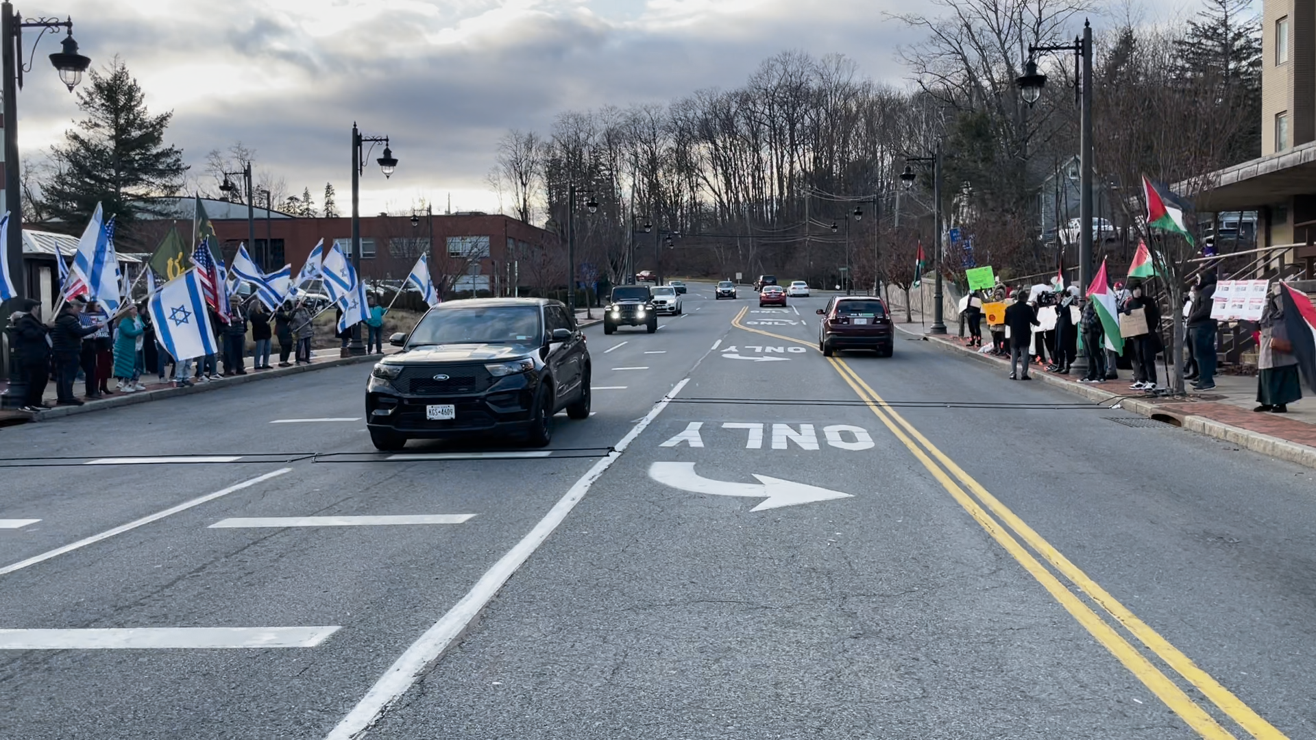 News 12 | Connecticut | Dueling Israel Palestine Protests Take Place ...