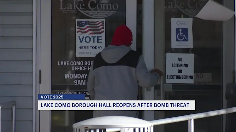 Story image: Bomb threats force closures at some New Jersey polling places; juvenile arrested in North Brunswick