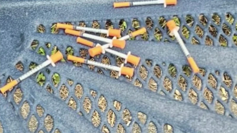 Story image: Dirty syringes found near Bridgeport playground prompts action by city