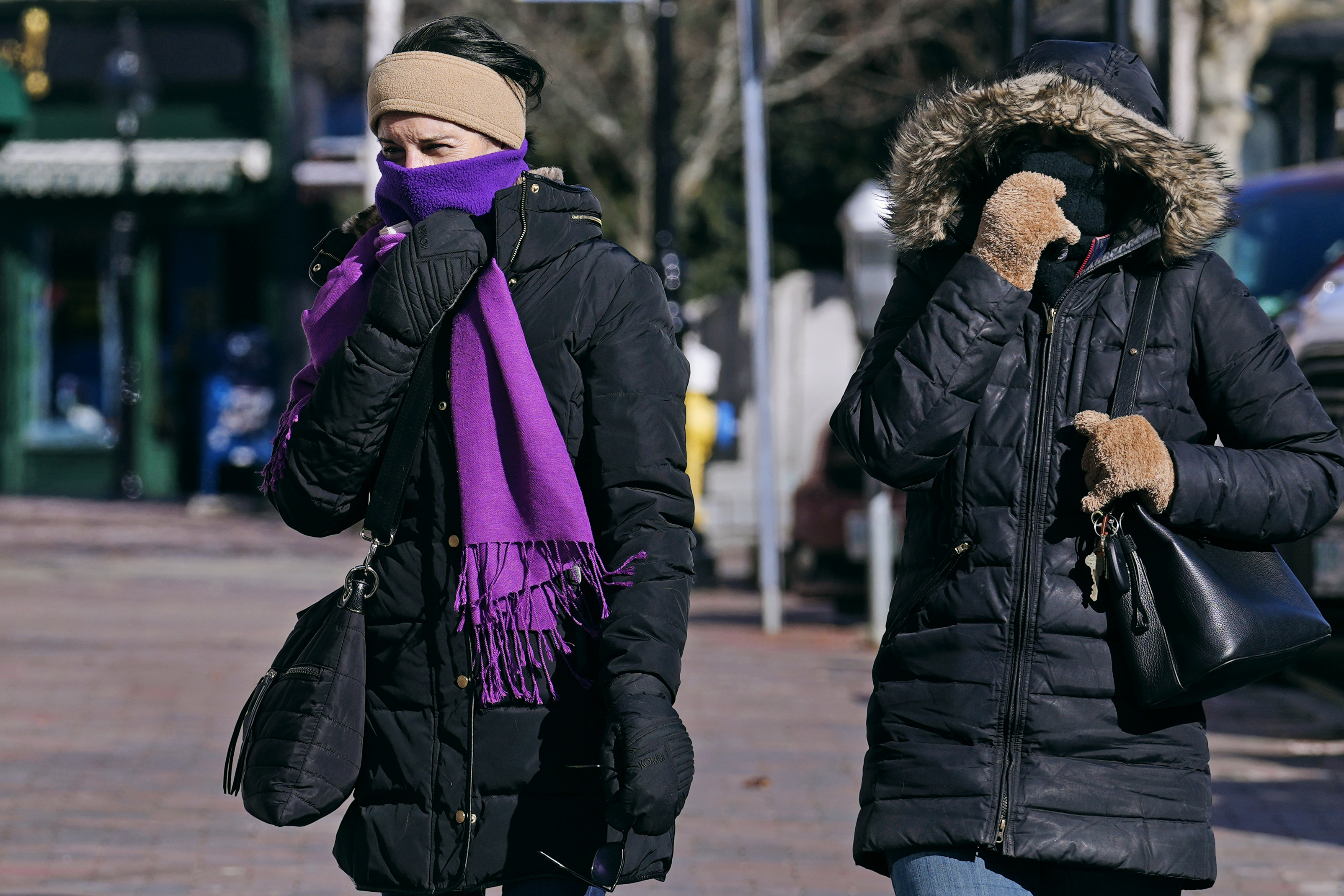 Today's advice: Layers. Bronx residents face another cold day